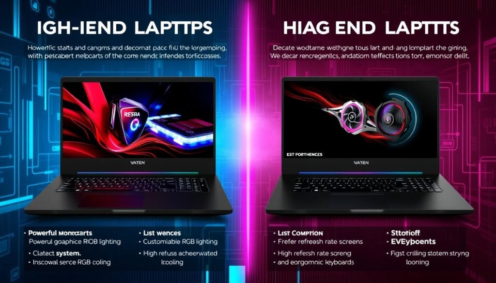 Gaming Laptop Features Comparison