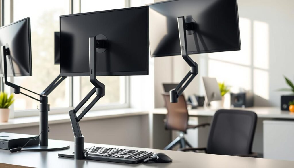 ergonomic monitor stands